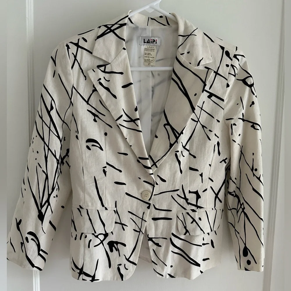 Linen blazer - Picture 1 of 4